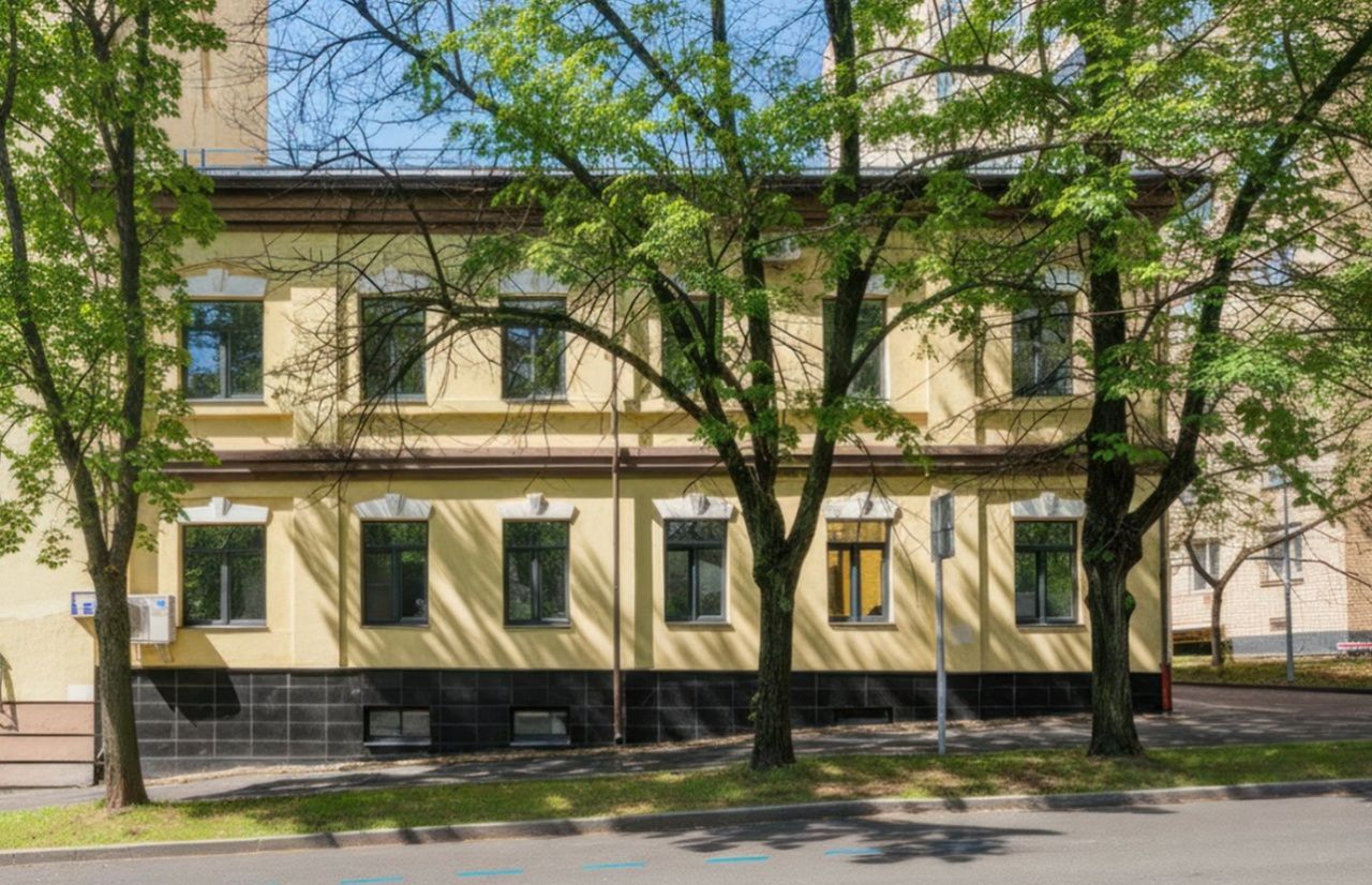 фасад дома, здание по адресу г Москва, 2-й Самотёчный пер, д 3